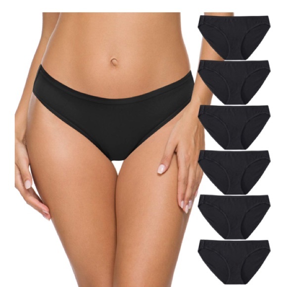 Bikini Underwear Panties Black Women’s Large 6-pack - Picture 1 of 1